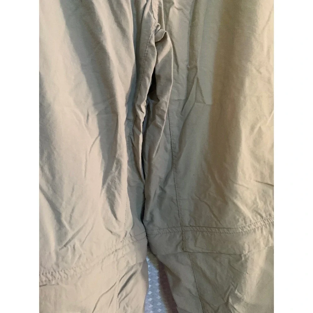 ExOfficio Insect Shield Convertible Hiking Pants Mens‎ 40x30 Khaki Tan Zip Off